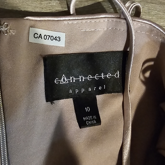 Blush cocktail dress size large - Picture 2 of 3